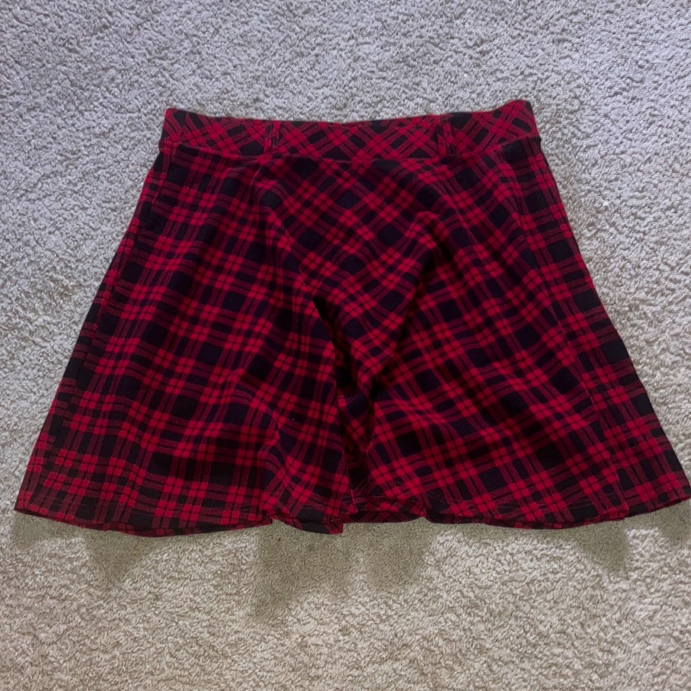 Plaid Skater Skirt